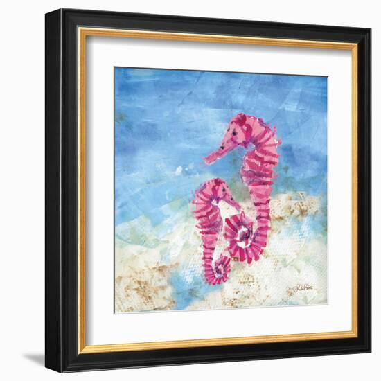 Ocean Seahorses-LuAnn Roberto-Framed Art Print