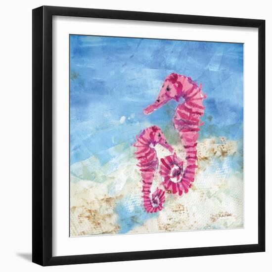 Ocean Seahorses-LuAnn Roberto-Framed Premium Giclee Print