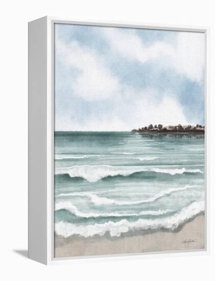 Ocean Serenity-Angela Bawden-Framed Stretched Canvas