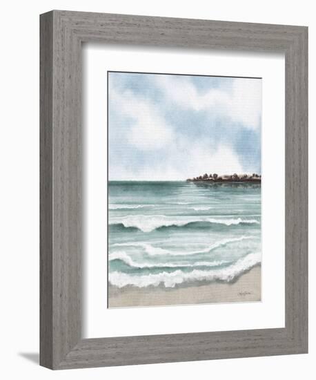 Ocean Serenity-Angela Bawden-Framed Art Print