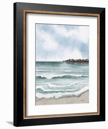 Ocean Serenity-Angela Bawden-Framed Art Print