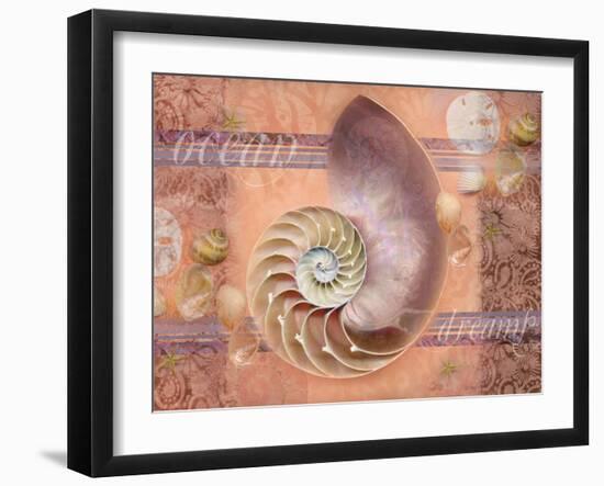 Ocean Shell-Bee Sturgis-Framed Art Print