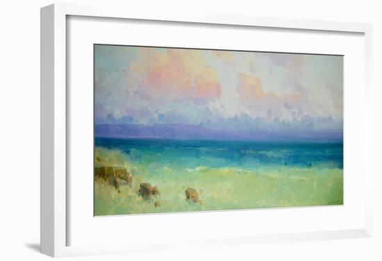 Ocean Side - Pacific Highway-Vahe Yeremyan-Framed Art Print