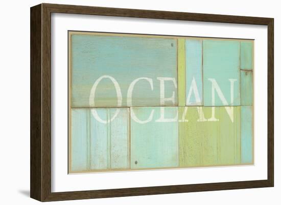Ocean Sign-Z Studio-Framed Art Print