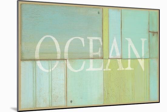 Ocean Sign-Z Studio-Mounted Art Print