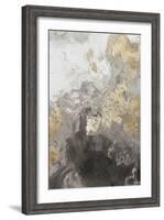 Ocean Splash II Grey Version-PI Studio-Framed Art Print