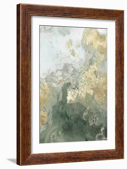 Ocean Splash II Mint Version-PI Studio-Framed Art Print