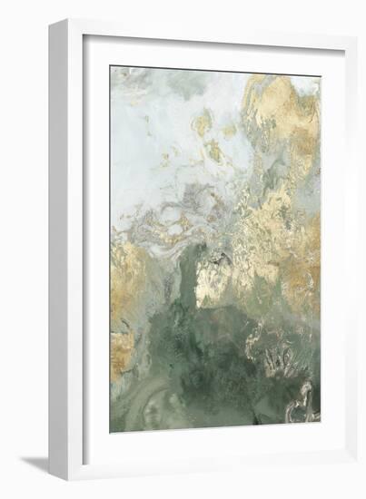 Ocean Splash II Mint Version-PI Studio-Framed Art Print