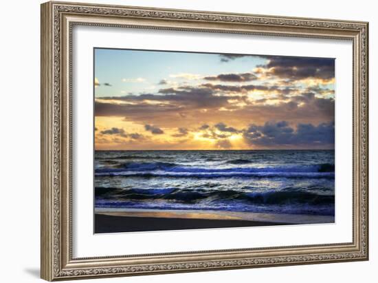 Ocean Sunrise II-Alan Hausenflock-Framed Photographic Print