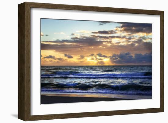 Ocean Sunrise II-Alan Hausenflock-Framed Photographic Print