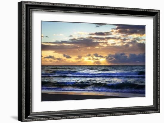 Ocean Sunrise II-Alan Hausenflock-Framed Photographic Print
