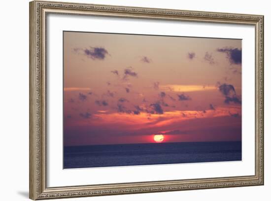 Ocean Sunrise in Indonesia-dmitry_islentev-Framed Photographic Print