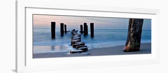 Ocean Sunrise-Fline-Framed Art Print