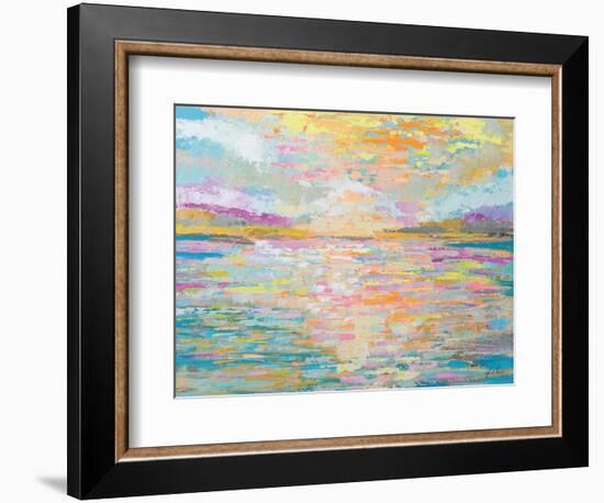 Ocean Sunrise-Jeanette Vertentes-Framed Art Print