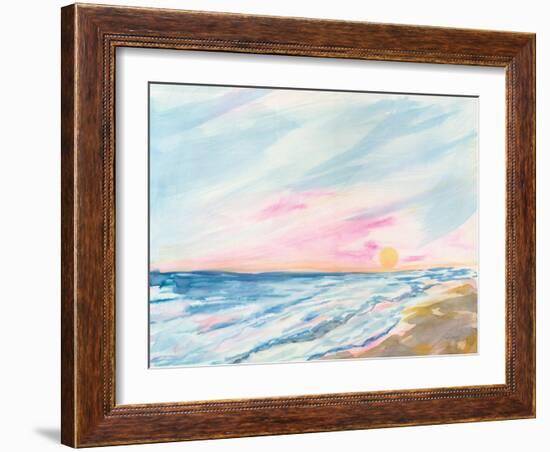 Ocean Sunrise-Sue Schlabach-Framed Art Print