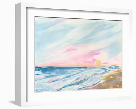 Ocean Sunrise-Sue Schlabach-Framed Art Print