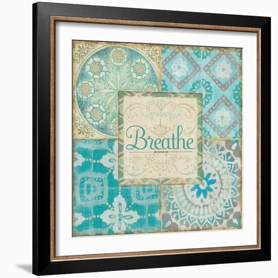 Ocean Tales Tile V-Pela Design-Framed Art Print