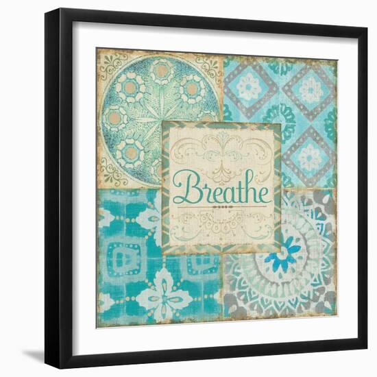 Ocean Tales Tile V-Pela Design-Framed Art Print