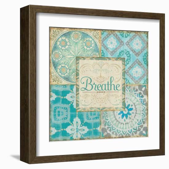 Ocean Tales Tile V-Pela Design-Framed Art Print