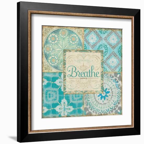 Ocean Tales Tile V-Pela Design-Framed Art Print