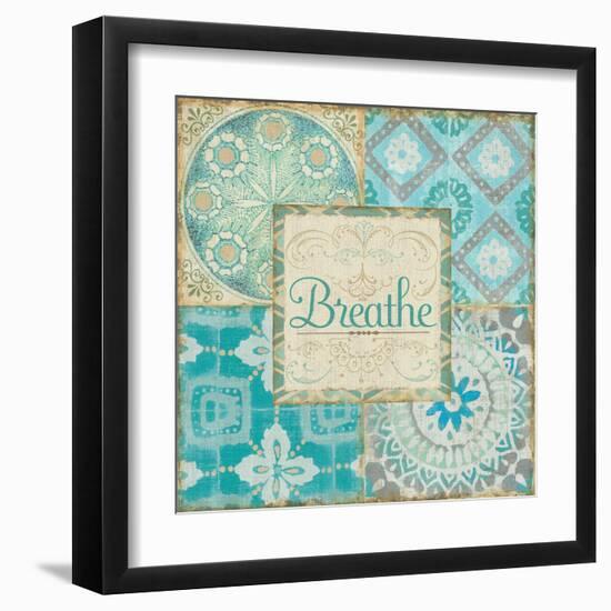 Ocean Tales Tile V-Pela Design-Framed Art Print