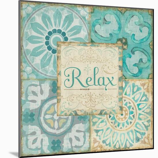 Ocean Tales Tile VI-Pela Design-Mounted Art Print