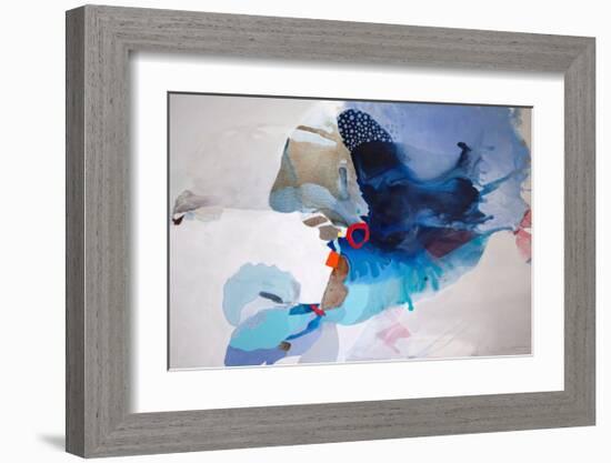 Ocean Tides-Lina Alattar-Framed Art Print