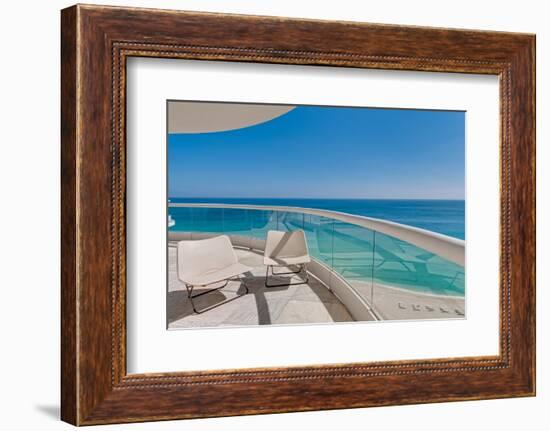 Ocean View Balcony-tomalu-Framed Photographic Print