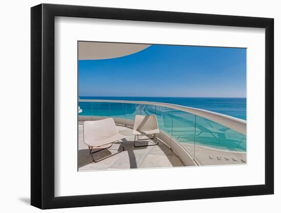 Ocean View Balcony-tomalu-Framed Photographic Print