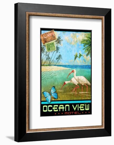 Ocean View I-Chris Vest-Framed Art Print
