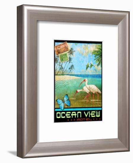 Ocean View I-Chris Vest-Framed Art Print