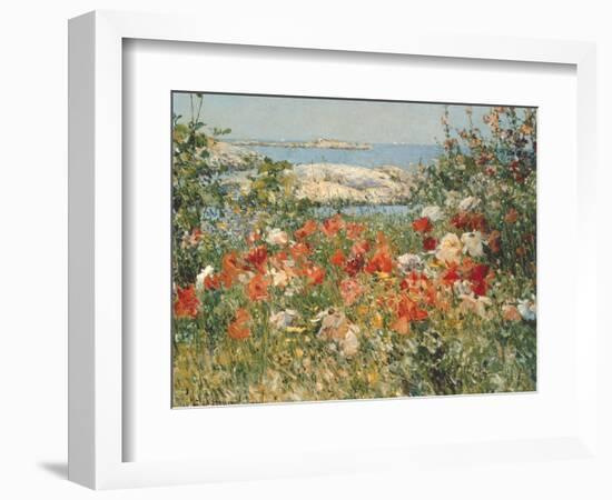 Ocean View-Childe Hassam-Framed Premium Giclee Print