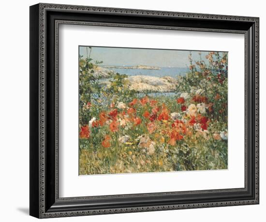 Ocean View-Childe Hassam-Framed Premium Giclee Print