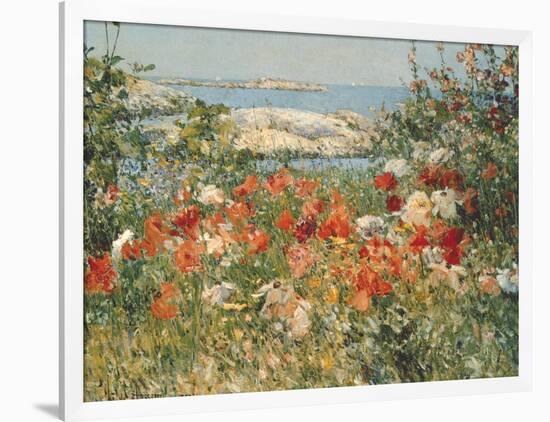 Ocean View-Childe Hassam-Framed Premium Giclee Print