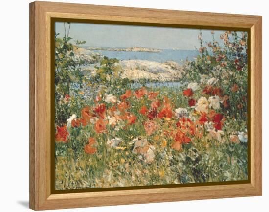 Ocean View-Childe Hassam-Framed Stretched Canvas