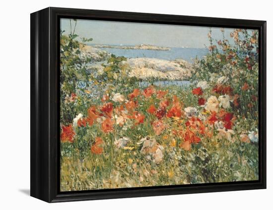 Ocean View-Childe Hassam-Framed Stretched Canvas