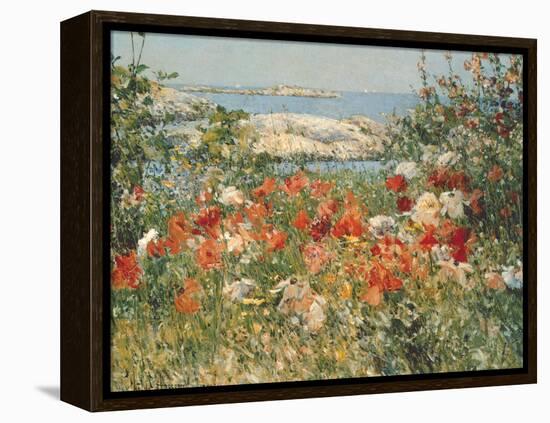 Ocean View-Childe Hassam-Framed Stretched Canvas
