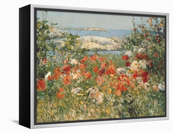 Ocean View-Childe Hassam-Framed Stretched Canvas