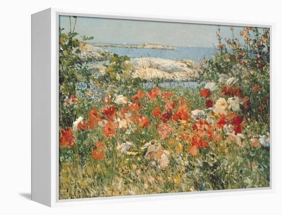 Ocean View-Childe Hassam-Framed Stretched Canvas