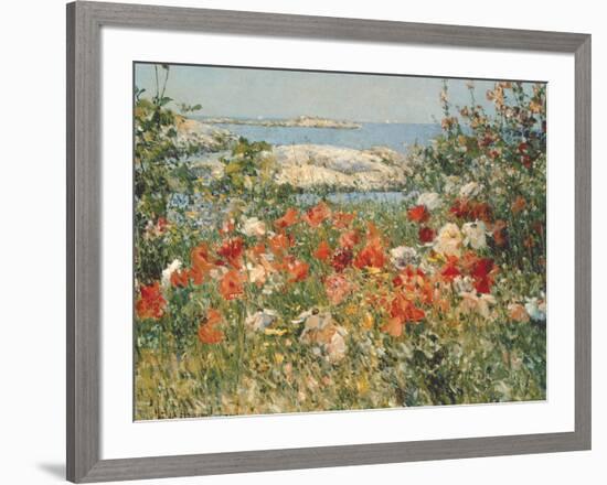 Ocean View-Childe Hassam-Framed Premium Giclee Print