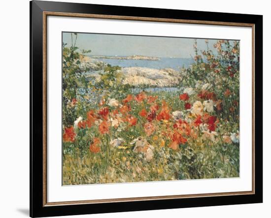 Ocean View-Childe Hassam-Framed Premium Giclee Print