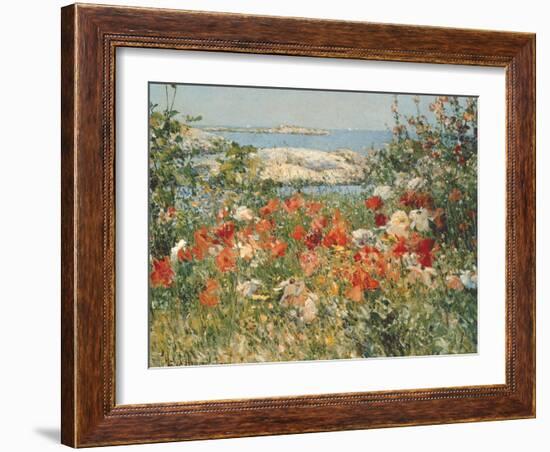 Ocean View-Childe Hassam-Framed Art Print