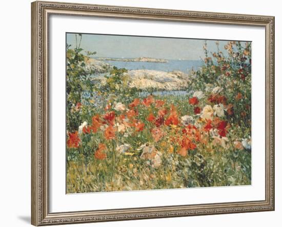 Ocean View-Childe Hassam-Framed Premium Giclee Print