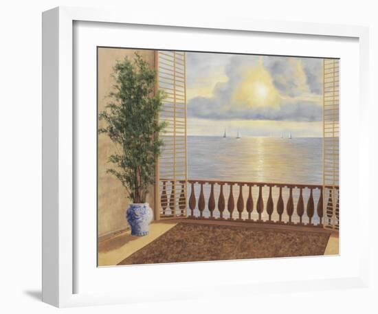 Ocean Villa-Diane Romanello-Framed Art Print