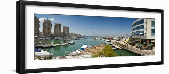 Ocean Village, Casino and Marina Development in Gibraltar, Mediterranean, Europe-Giles Bracher-Framed Photographic Print