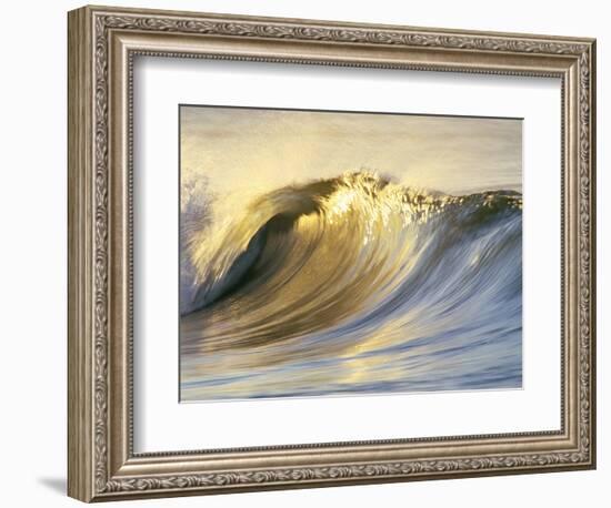 Ocean Wave Breaking-David Pu'u-Framed Photographic Print