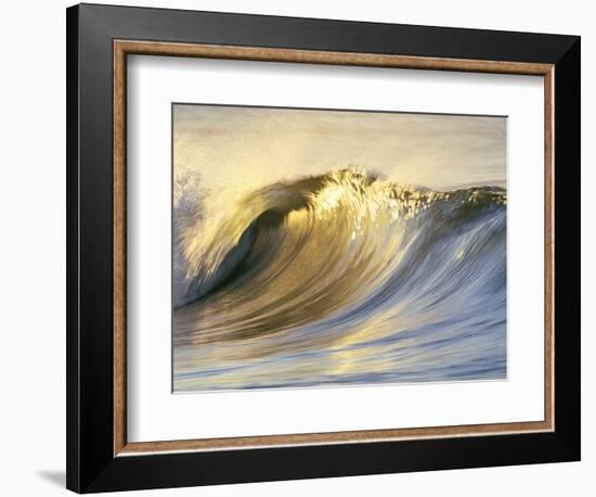 Ocean Wave Breaking-David Pu'u-Framed Photographic Print