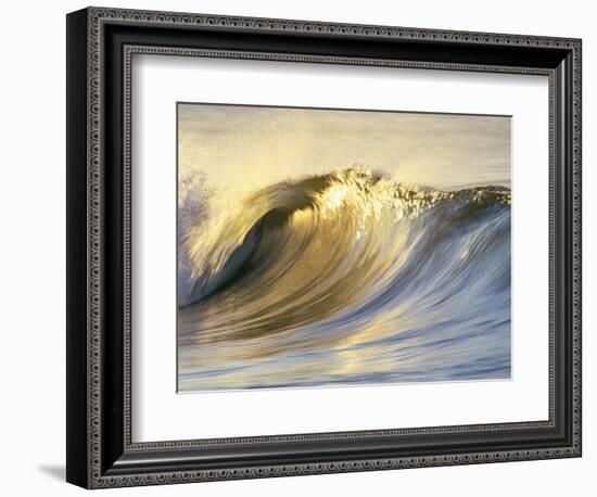 Ocean Wave Breaking-David Pu'u-Framed Photographic Print