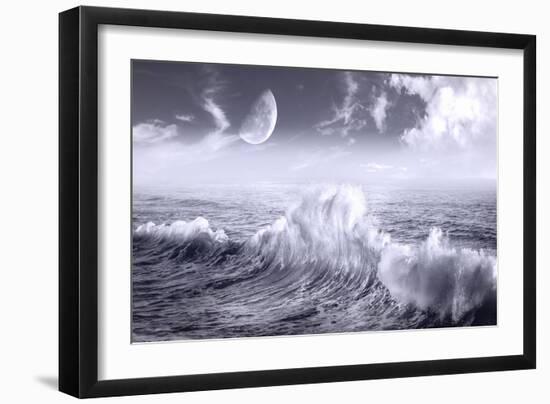 Ocean Wave-Ata Alishahi-Framed Giclee Print