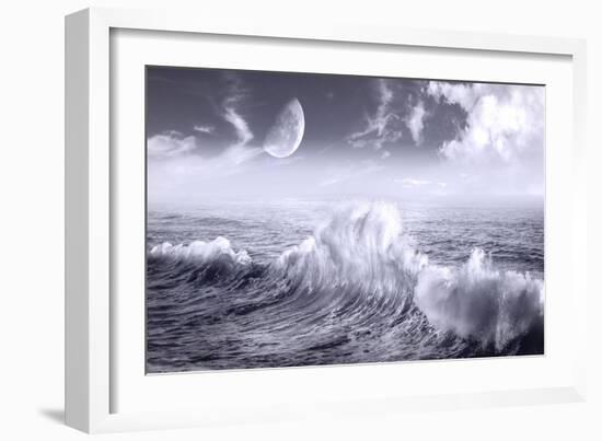 Ocean Wave-Ata Alishahi-Framed Giclee Print